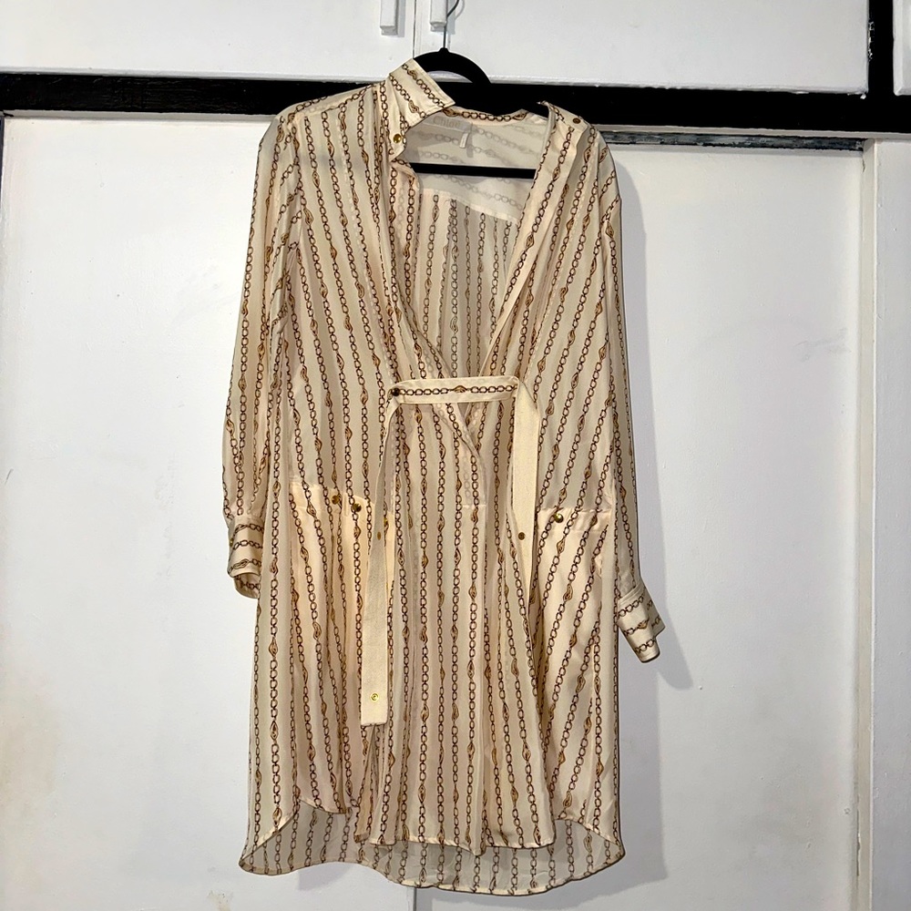 Cholé satin tshirt dress
